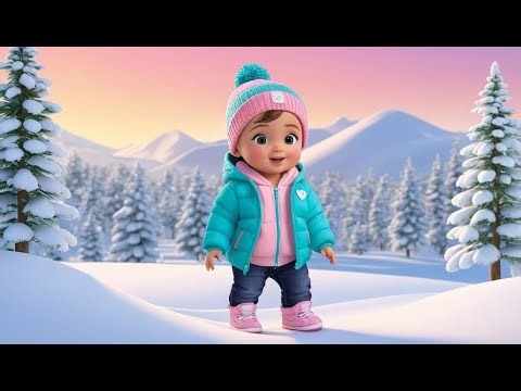 Snowy Counting Adventure ❄️👶 | Fun Winter Numbers & Learning Song for Little Kids