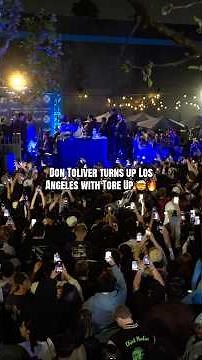 Don Toliver turns up LA with Tore Up 🔥🤯 #dontoliver #concert #music #toreup #losangeles