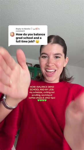 How to Balance Grad School and Work Effectively