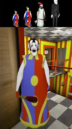 Circus vs Christmas vs Granny Slenderman || Samll to Large Size || Funny Trolling 😲😲 #shorts