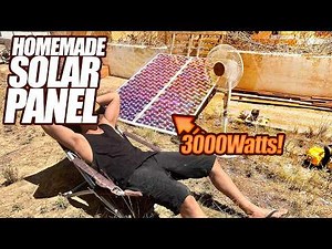 Homemade Powerful 3000w Photovoltaic Solar Panel with CD / DVD