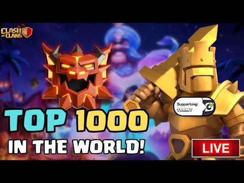 Farming the Equipment Blast Event and Ranked Hits! (Clash Of Clans LIVE) - Vertical