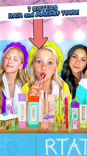 7 Sisters Hair & Makeup Tour 💄 | Not Enough Nelsons