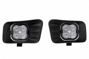 Diode Dynamics SS3 Max LED Fog Lights w/ Backlight - SAE Fog Beam - White Light - 7,920 Lumens Diode