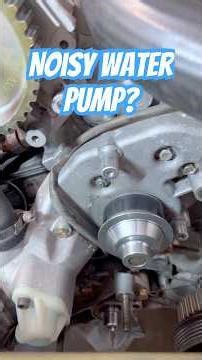 Porsche 944 Water Pump Bearing Failure #mechanic #diy #porsche944 #garage #repair