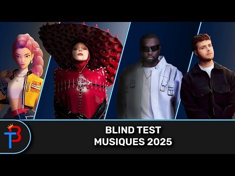 Blind Test Musiques 2025 de 80 extraits
