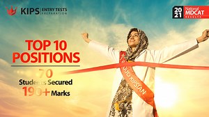 MDCAT Glory Continues Year After Year... Beating the odds, meeting the challenges, the winning legacy goes on. KIPSIANS secured Top 10 Positions in National MDCAT 2021 Results. #KIPS #EntryTestsPreparation #Topper #NationalMDCAT2021 | KIPS Preparations