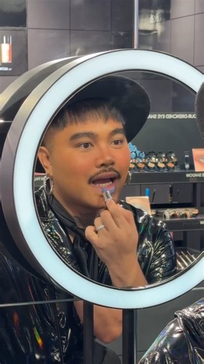 18K views · 129 reactions | The coolest lip color of the season has arrived  It’s the M·A·Cximal Sleek Satin Lipstick in shade Titled Denim  This boyfriend-jean inspired shade as swatched by M·A·C Artist @lordemsoninao11 delivers comfortable wear with a stunning satin finish. Get yours now and wear a lip statement for the holidays  #MACCosmeticsPH #MACximal #IWearMAC | M·A·C Cosmetics | Facebook