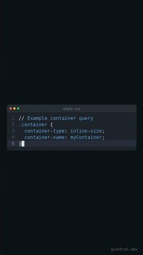 Part 6: Learning Web development basics | Learn CSS Container Queries