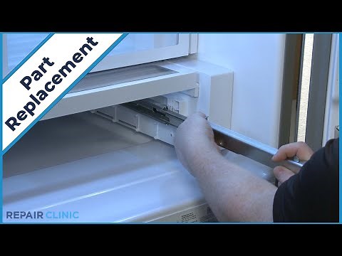KitchenAid Refrigerator Right Pantry Drawer Slide Rail Replacement W10499294