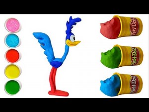 DIY How to Make Roadrunner Looney using Polymer Clay | Roadrunner VS Coyote Compilation