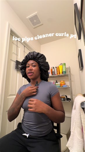 Creating Beautiful Curly Locs with Pipe Cleaners