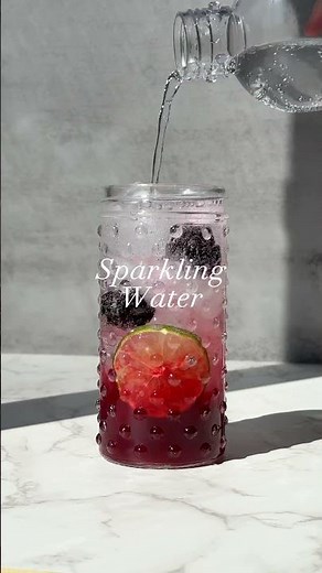 Homemade Blackberry Lime Soda Recipe | Craft Fruit Syrup & Sparkling Water