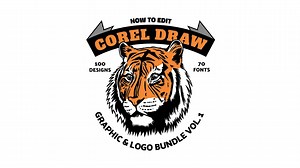 How to edit and recolor the templates in Graphic & Logo Bundle Vol. 1 https://thevectorlab.com/products/graphic-logo-bundle-vol-1-for-coreldraw | The Vector Lab