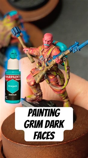 The Color Combo That Fixed My Miniature Faces #miniaturepainting #paintingtutorial #minis