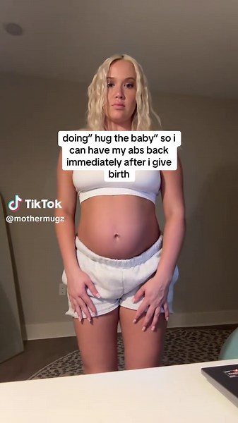 Pregnancy Safe Deep Core Exercise: Hug the Baby