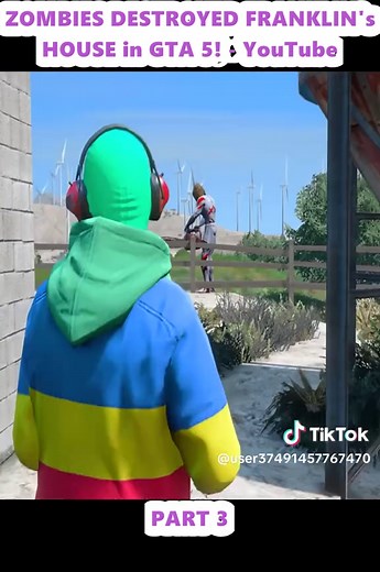 Zombies Attack Franklin's House in GTA 5 Gameplay