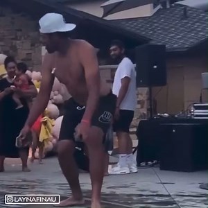 6.5K views · 79 reactions | Tony Finau accidentally dropping his wife’s phone into the pool while doing the Dougie 藍 | Sky Sports Golf | Facebook