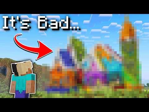 Trying to Build the Worst Minecraft House Ever