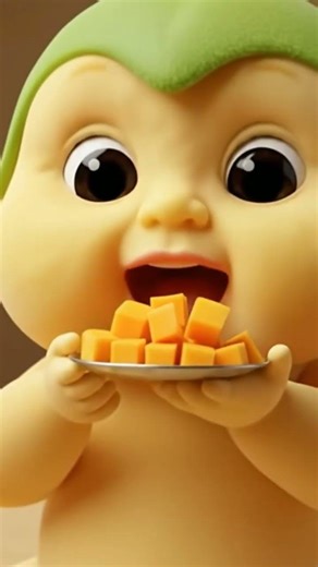 Ai animation video #cute apple baby #apple cartoon #3danimation #wildlife #funny #happylife