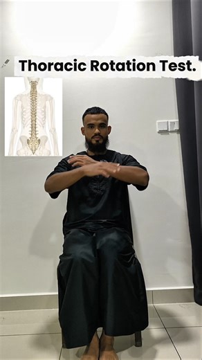 Thoracic Test at Home. #thoracic #spinehealth #motivation