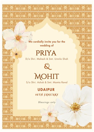 South Asian Style Wedding Invitations - Etsy