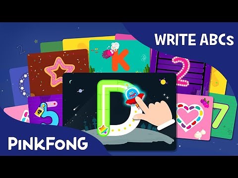 Pink Fong TRACING WORLD gameplay - SHAPES