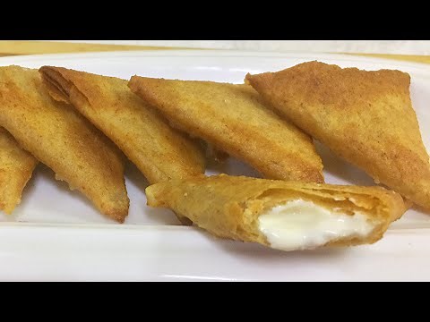 Cheese samosa recipe/ arabic style cream cheese samosa