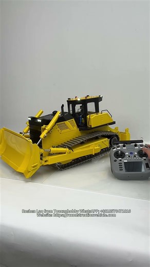 1/12 D155AX Metal Hydraulic Bulldozer—A 50KG Hardcore Beast! #rc #machine #scalemodel #rchobby