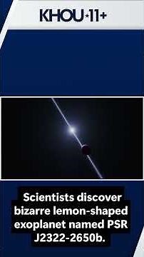 Egg-shaped exoplanet discovered