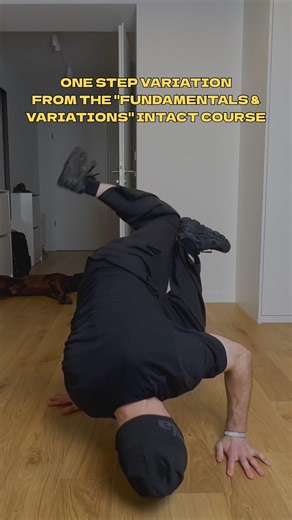 One step footwork by bboy Intact // advanced variation from the Fundamentals & Variations course