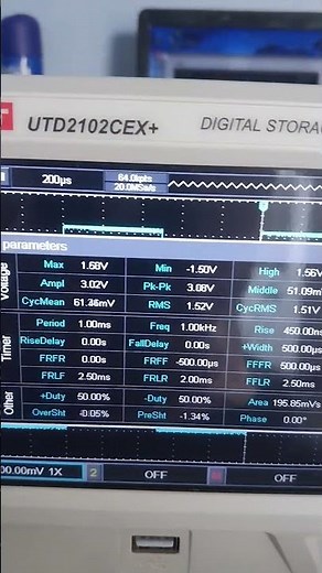 sine wave testing by dso.