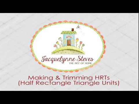 How to Make & Square Up Half Rectangle Triangle Units