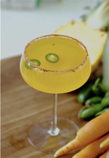 Spicy Margarita Recipe with Rhodes Quality Pineapple Blend