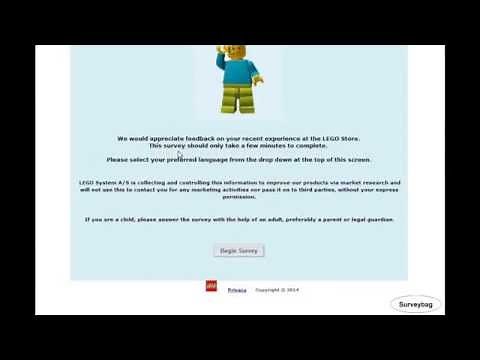 www.lego.com/storesurvey LEGO Survey Video by Surveybag