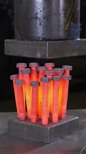 Molten Bolts vs. Hydraulic Press – You Won’t Believe What Happens!