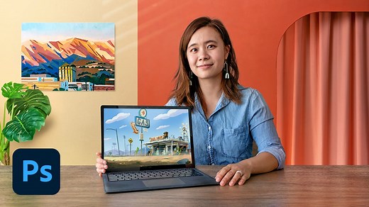 Digital Background Painting for Animation – A course by Susan Yung