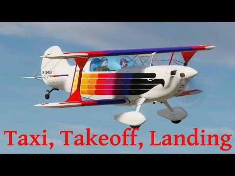DCS Christen Eagle II Taxi, Takeoff, Landing