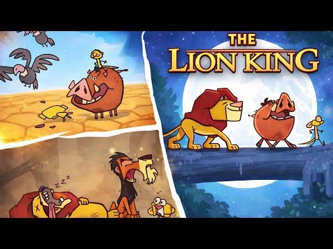 The Lion King | Funny Cartoon Story 🦁😂|Simba, Pumbaa & Timon Fun Story