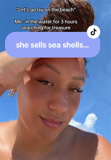 Searching for Seashells at the Beach