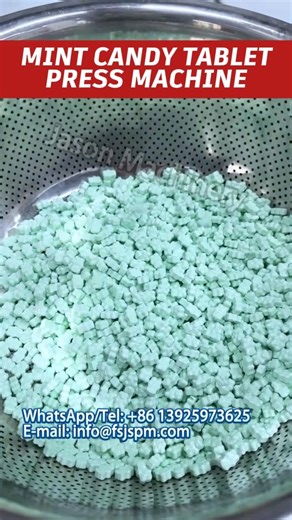 Mint Candy Tablet Press Machine #mintcandy #candy #tabletpress #pressmachine #factory #shorts #short