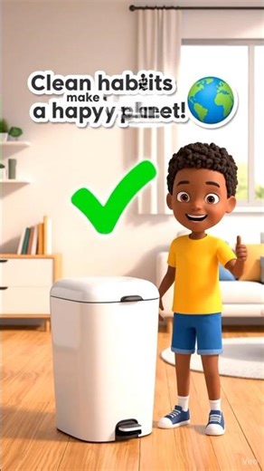 “Timmy and the Dustbin 🗑️ | Funny Moral Story for Kids | Cartoon Shorts 2025”