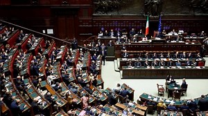 Italian MPs vote to slash number of seats in parliament and senate
