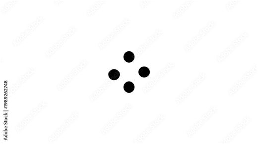 Smooth Loading Animation for Waiting and Buffering Screens. Full HD. 4K