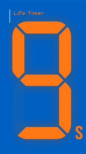 9 to 0 Countdown Timer 🔢 | Digital Timer #countdown #time #shorts
