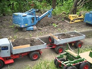 Menck Bagger auf der Oldtimer Baustelle Teil 9