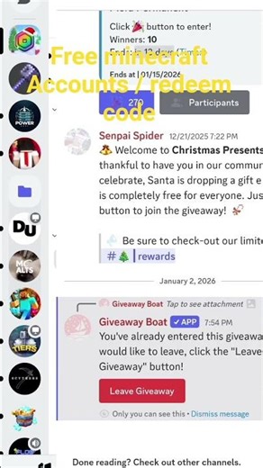 Free minecraft Account / redeem code #minecraft #free