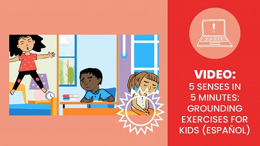 5 Senses in 5 Minutes: Grounding Exercises for Kids (Español)  | Sanford Fit