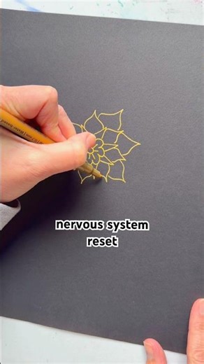Pro tip: Doodling repetitive patterns calms the nervous system. #doodle #nervoussystemregulation