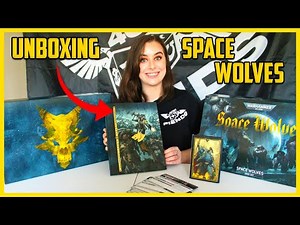 FINALLY Unboxing the SPACE WOLVES ARMY SET!